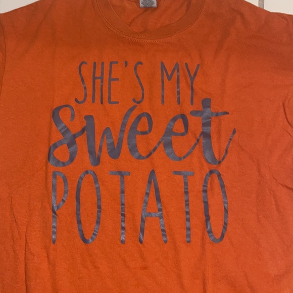 Sweet Potato Fall Thanksgiving Matching Shirts Parent Mom Dad Baby Onesie - Picture 6 of 6